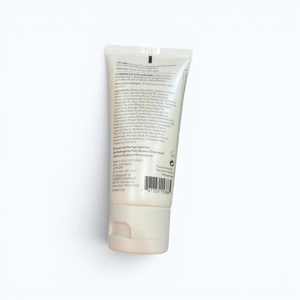 Murad Resurgence Renewing Cleansing Cream 2.0oz Hydrating‎ Facial Cleanser
